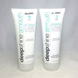 Lot of 2 rusk deepshine keratin care deep penetrating treatment